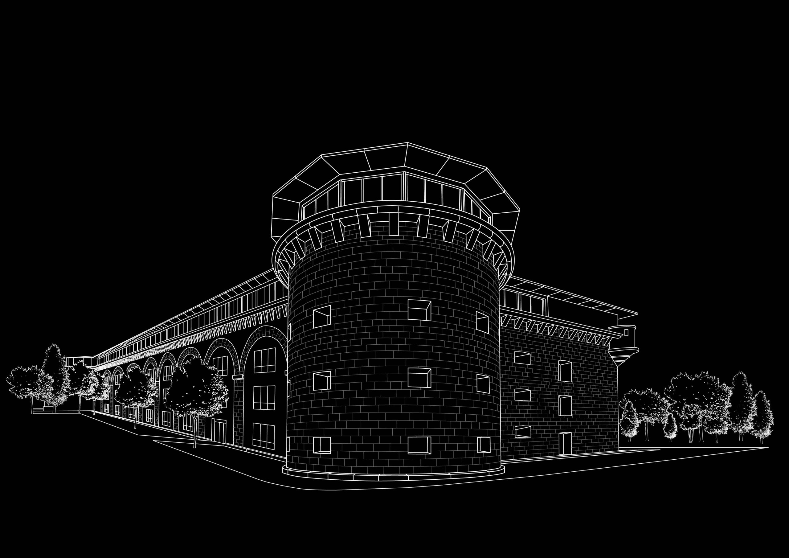Laser Scan Gebäude