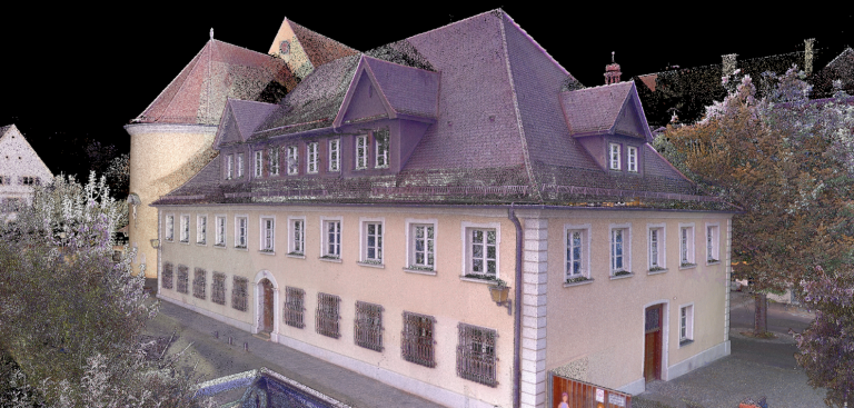 Punktwolke des Alten Forsthauses Ulm Söflingen