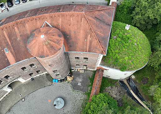 Fort unterer Eselsberg - Drohnenvermessung