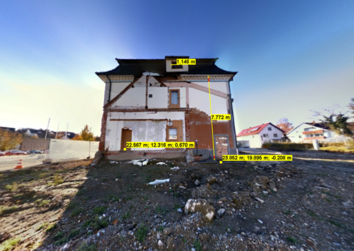 Screenshot aus 360° Scandatenviewer